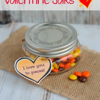 Reese’s Pieces Valentine Jar