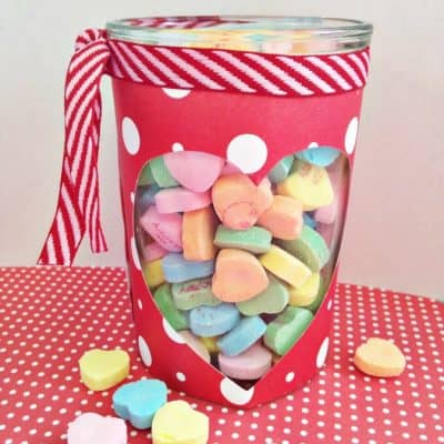 {2} Valentine’s Day Crafts- Votive Jars