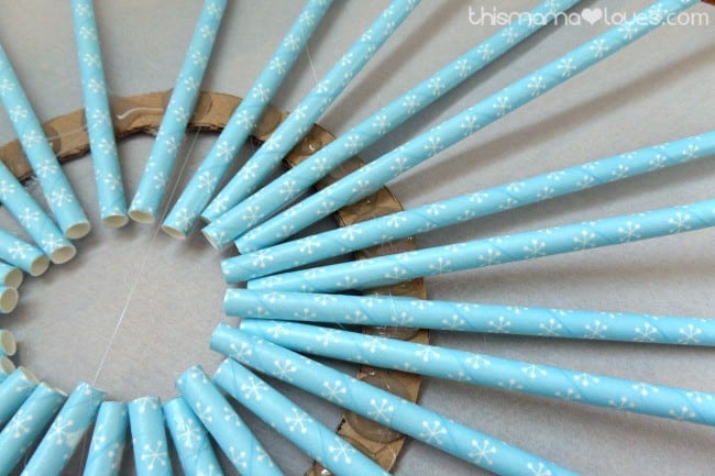 Blue Snowflake Paper Straws - 2 Color Options – Jollity & Co