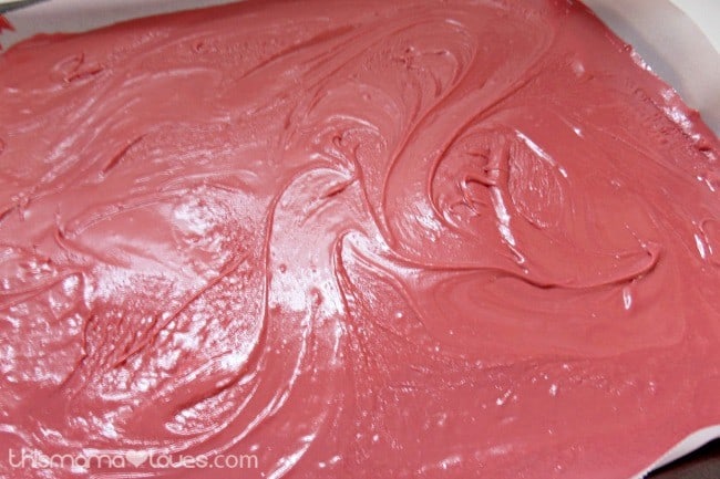 Red Velvet Valentine Fudge