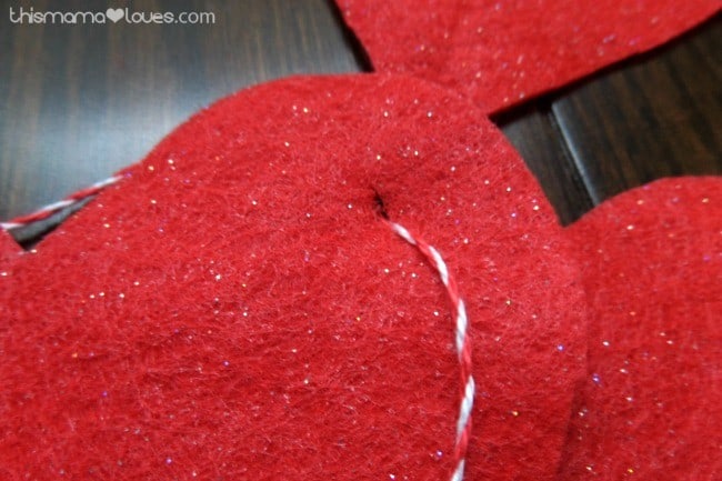 Felt Heart Valentine Craft