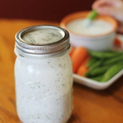 Homemade Healthier Ranch Dressing