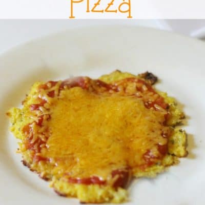 Kids in The Kitchen- Mini Cauliflower Crust Pizzas