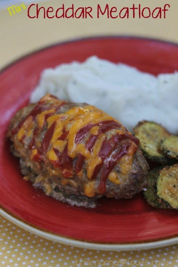 mini cheddar meatloaf