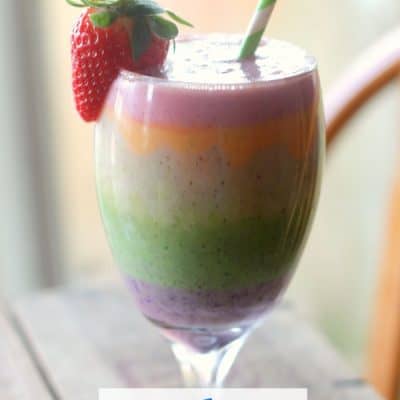 Rainbow Smoothie Recipe- Fun & Fruity!