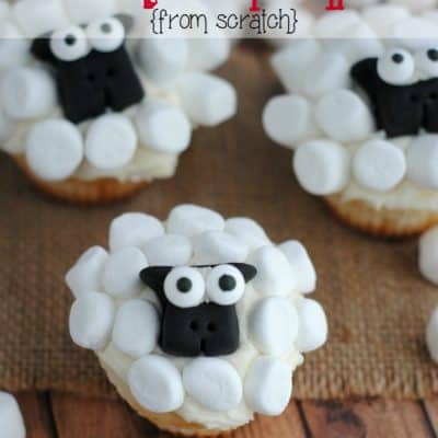 Sheep Cupcakes (From Scratch)