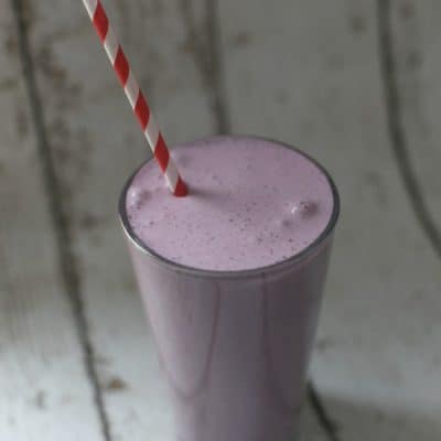 Vanilla Blueberry Banana Shake