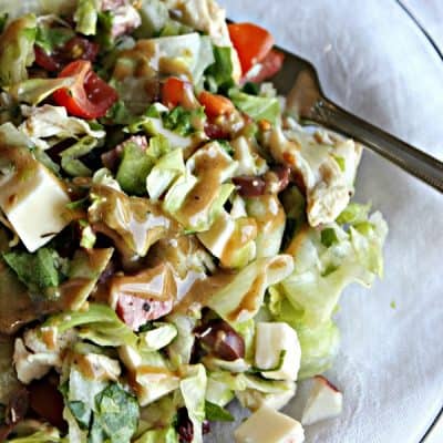 Italian Chopped Salad with Balsamic Dressing