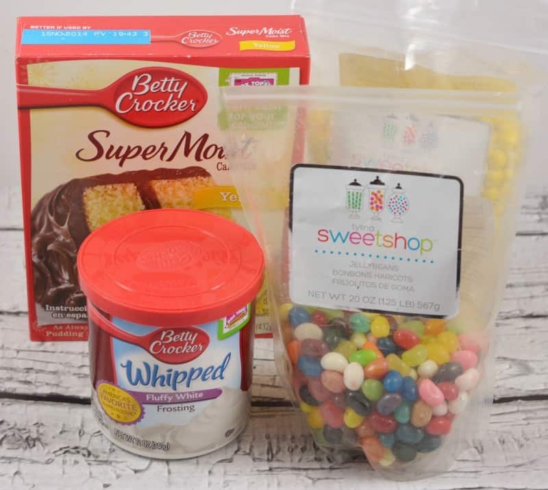 jellybean-flower-cupcake-ingredients