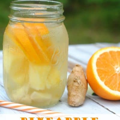 Pineapple Orange Ginger Infused Water Recipe