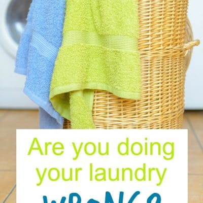 Are you doing your laundry wrong?