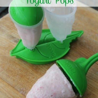 Strawberry Banana Yogurt Pops