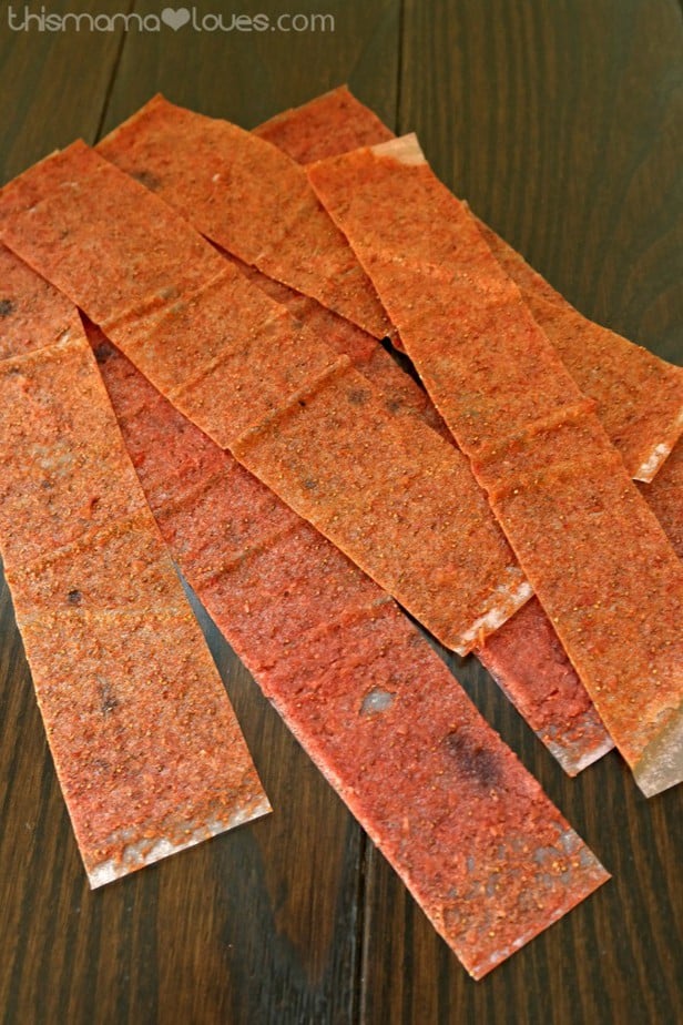 Homemade Healthy Fruit Roll Ups