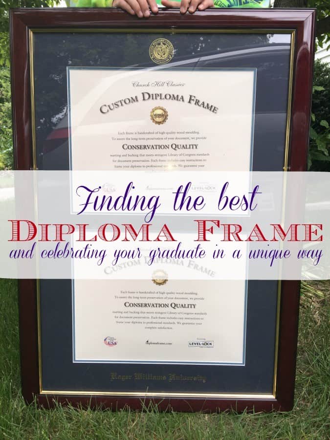 Finding The Best Diploma Frames This Mama Loves