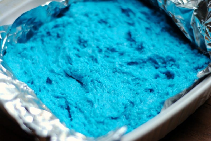 blue velvet brownies
