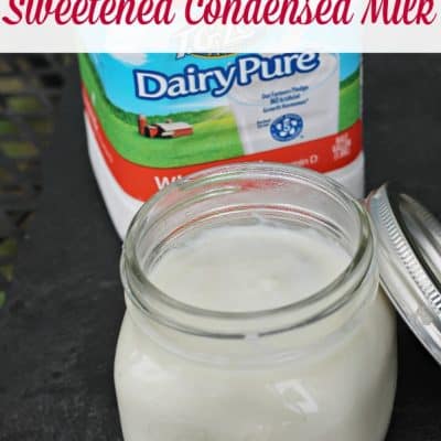 Homemade Sweetened Condensed Milk