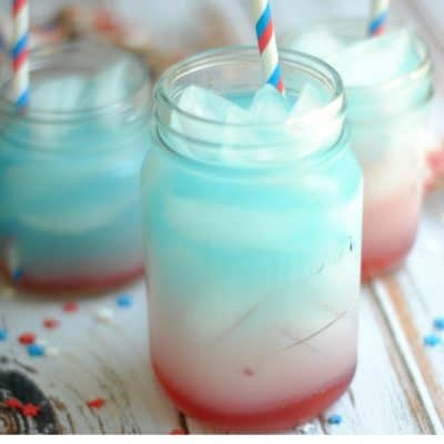 Red, White & Blue Layered 4th of July Mocktail
