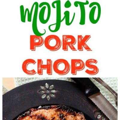 Mojito Lime Grilled Porterhouse Pork Chops