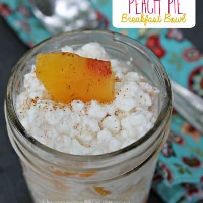 Peach Pie Breakfast Bowl