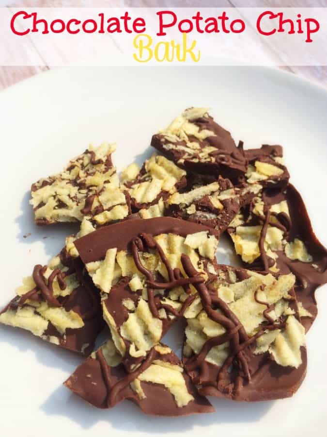 Chocolate Potato Chip Bark This Mama Loves Chocolate Potato Chip Bark This Mama Loves
