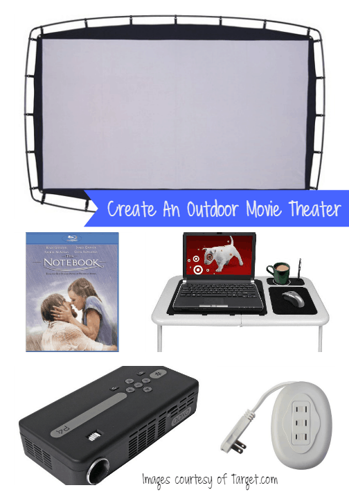 create an outdoor movie theater