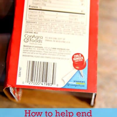 How to help end child hunger