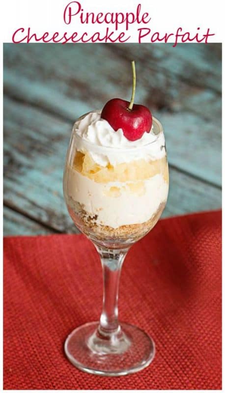 Pineapple Cheesecake Parfait