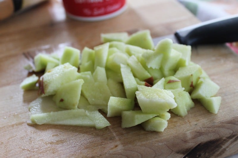 apple raisin breakfast chop