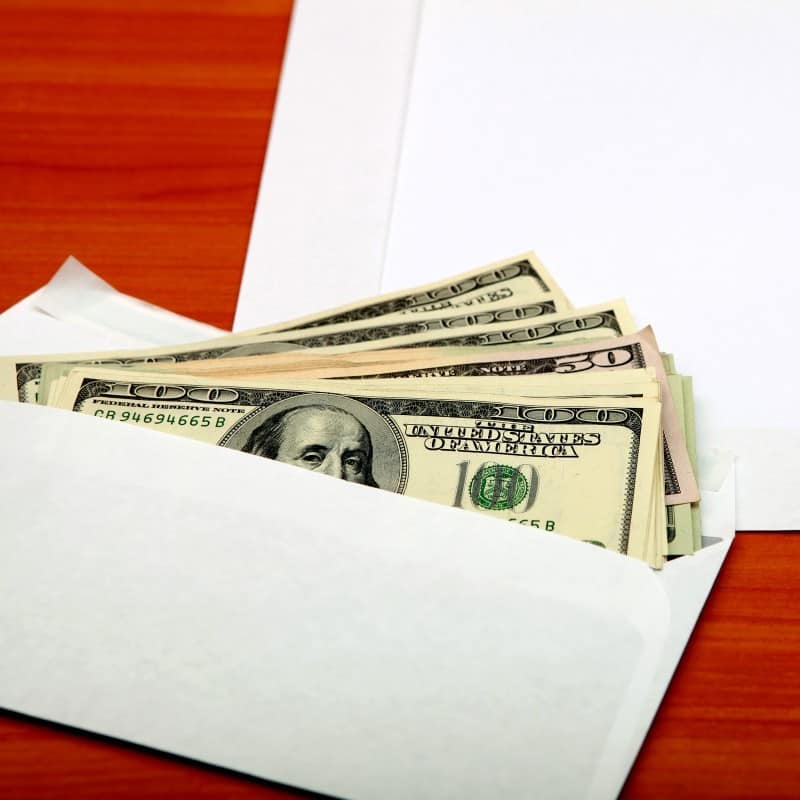 Envelope with Money