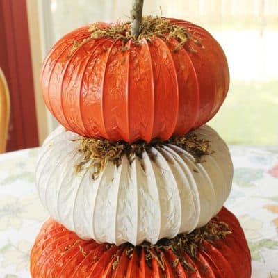 Pumpkin Dryer Vent Craft