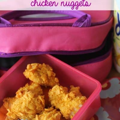 Goldfish Crusted Chicken Nuggets