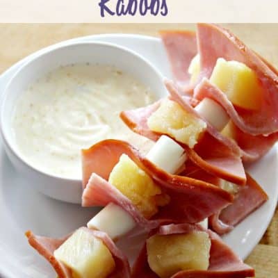 Ham and Pineapple Kababs with Sweet & Tangy Dip