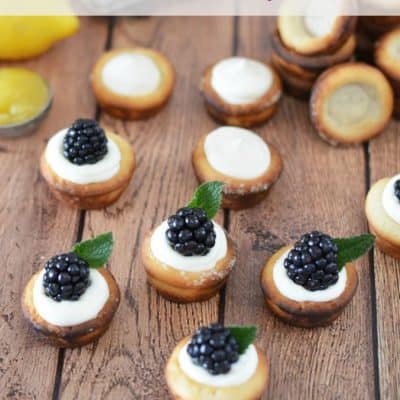Lemon Blackberry Tarts
