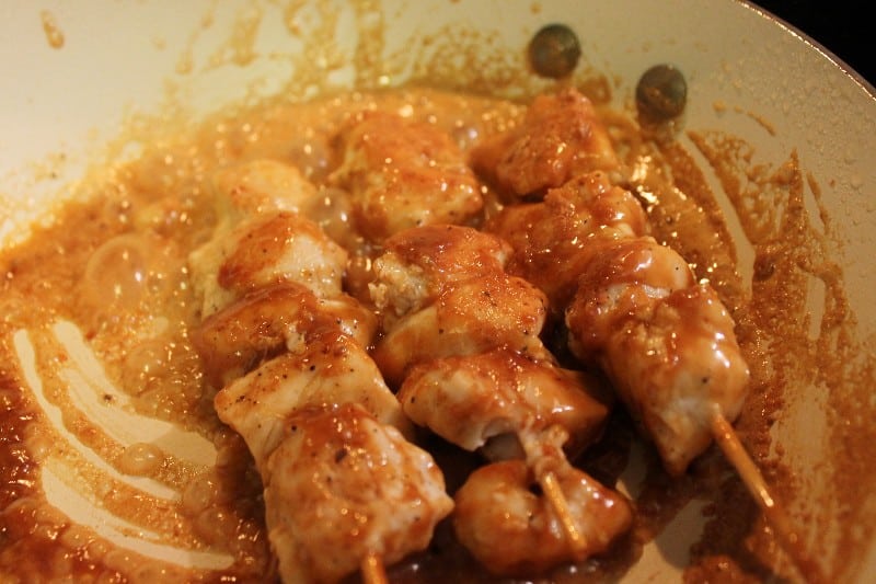 peanut chicken sautee