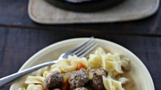 Skillet Meatball Stew