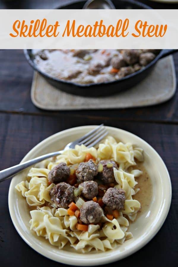 Skillet Meatball Stew Recipe