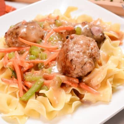 Skillet Meatball Stew