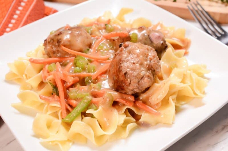 Cast Iron Skillet Meatball Stew Recipe