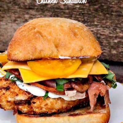 Panko French Onion Chicken Sandwich