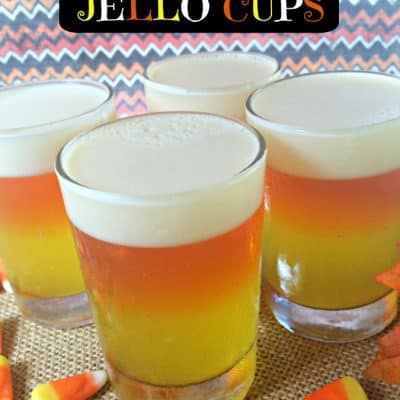 Jello Candy Corn Cups‏