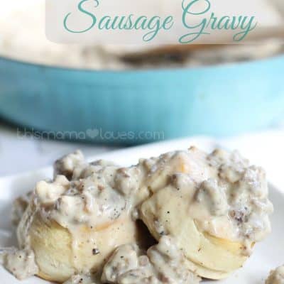 Homemade Sausage Gravy