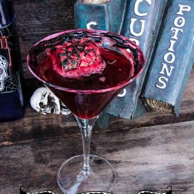 Halloween Cocktail: Blood & Brains Cranberry Martini