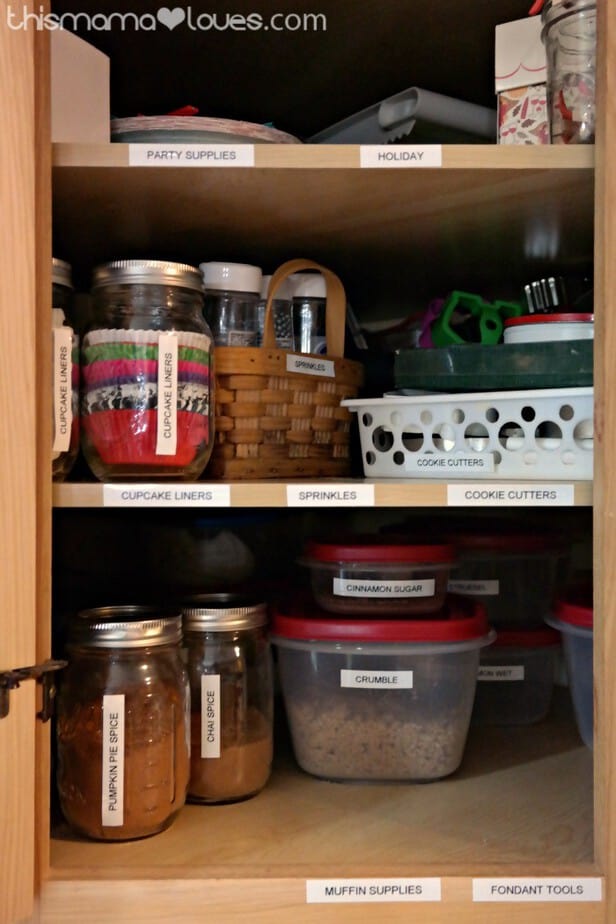 Spice Drawer Organization: Mason Jar Spice Jars - Angie Holden The