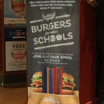 Red Robin’s Burgers for Better Schools Program
