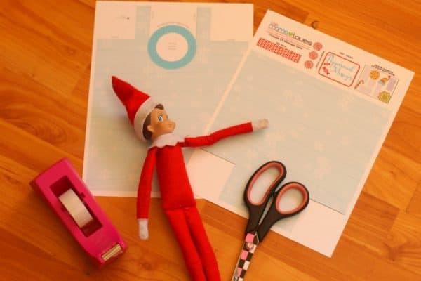 Elf on the Shelf Massage Table Printable Elf on the Shelf Idea - This ...