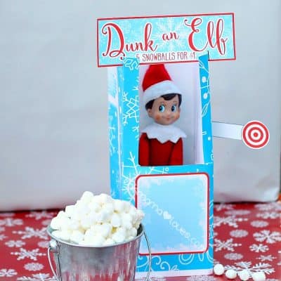 Elf on the Shelf Dunk Tank