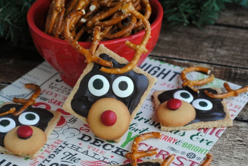 Easy Reindeer Cookies