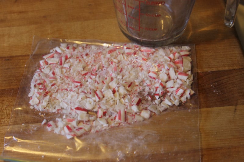 crushed peppermint