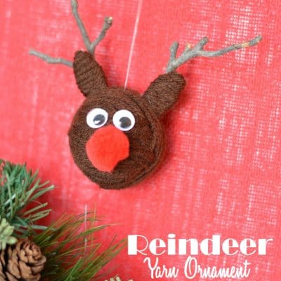 Christmas Yarn Craft: Reindeer Ornaments