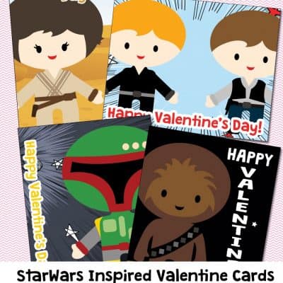 Star Wars Non Candy Valentines: Light Saber Cards